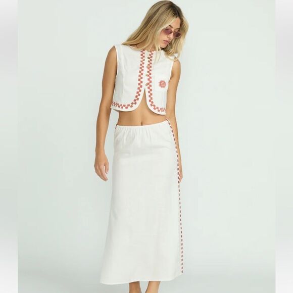 Billabong Secret Cove Embroidered Skirt - Picture 7 of 10